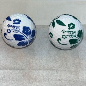 Hawaii Old State Travel Destination Logo Vintage Golf Ball Set(2)Hawaiian aloha